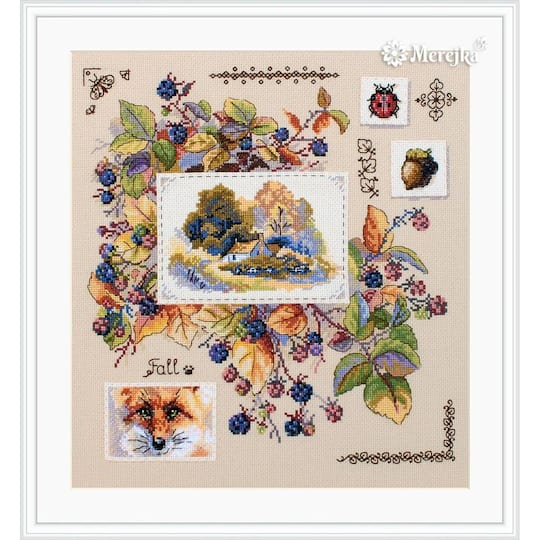 Merejka Autumn Sampler Counted Cross Stitch Kit